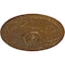 Ekena Millwork Bailey Ceiling Medallion (Fits Canopies up to 4"), 18 1/8"OD x 3/4"P, Smokey Topaz Crackle CM19BISTC - alternate 2